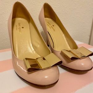 Kate Spade Patent Leather Karolina Bow Pump